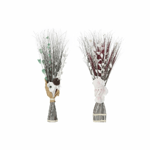 DKD Home Decor Mazzo DKD Home Decor Fiori Fibra di cocco (2 pcs) (35 x 20 x 100 cm)