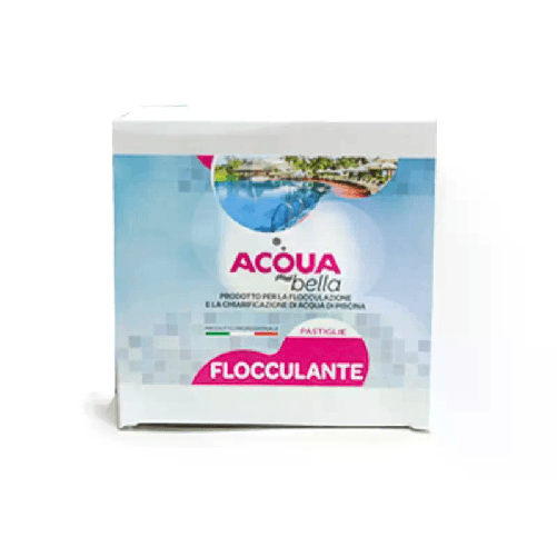 Acqua Bella Pulizia Acqua Piscina Flocculante in pastiglie da 25g scatola da 1kg chiarifica