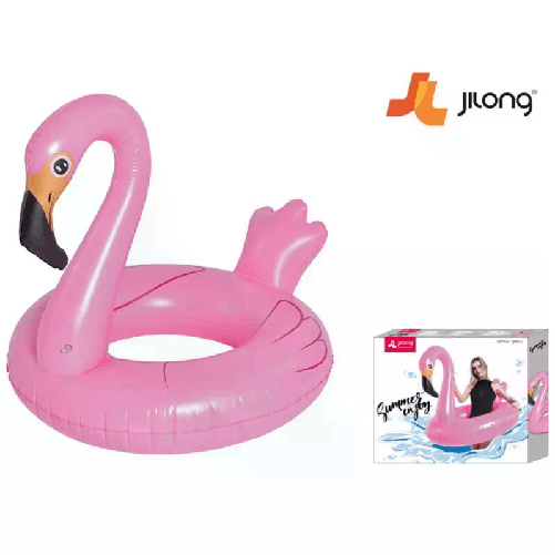Bestway Salvagente gonfiabile forma fenicottero rosa 115cm Jilong mare piscina 12+