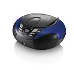 Lenco-SCD-37-USB-Stereo-Boombox-Radio-FM-CD-MP3-Player-USB-2.0-Blu
