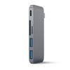 Satechi-Hub-Type-C-Usb-Passthrough-Space-Gray