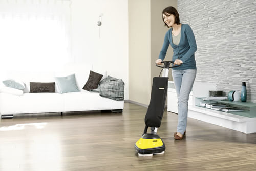 Karcher-FP-303-Lucidatrice-per-Pavimenti-Capacita--4-Litri-Velocita--1000-giri-Cavo-da-7-m-Nero-Giallo