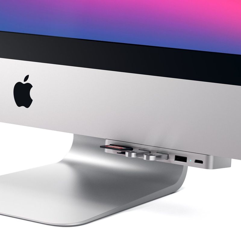 Satechi-Hub-Pro-con-Morsetti-Porta-Dati-Usb-C-3-Usb-3.0-in-Alluminio