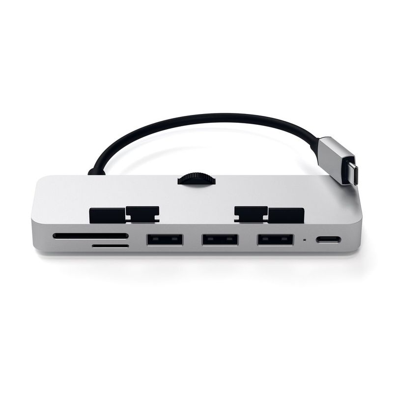 Satechi-Hub-Pro-con-Morsetti-Porta-Dati-Usb-C-3-Usb-3.0-in-Alluminio