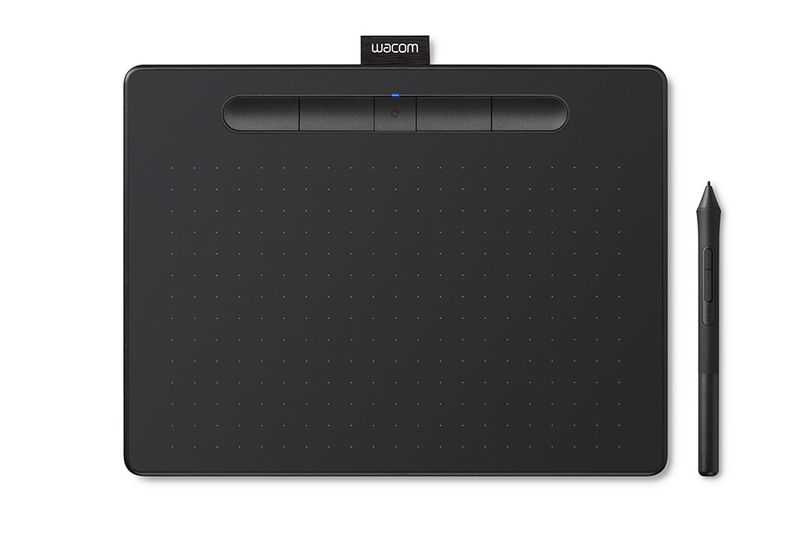 Wacom-Tavoletta-Grafica-Intuos-Medium-Bluetooth-con-Penna-Nero