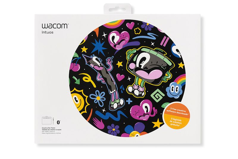 Wacom-Tavoletta-Grafica-Intuos-Medium-Bluetooth-con-Penna-Nero