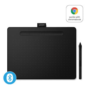Wacom-Tavoletta-Grafica-Intuos-Medium-Bluetooth-con-Penna-Nero