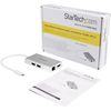StarTech-Adattatore-Multifunzione-USB-C-per-Portatili-Power-Delivery-4K-Hdmi-Bianco-e-Argento