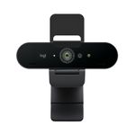 Logitech Brio Stream Webcam per Streaming Ultra HD 4K Veloce a 1080p-60fps, Campo Visivo Regolabile, Funziona con Skype
