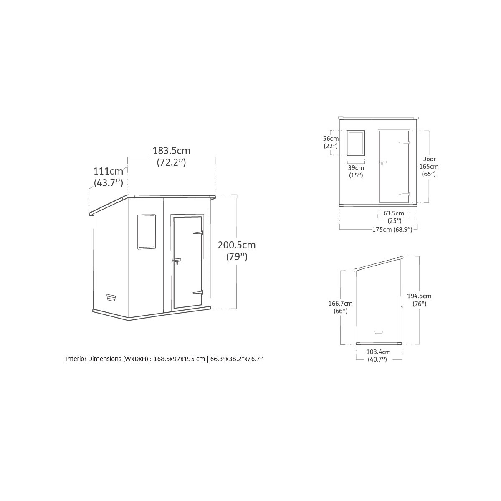 Keter-Casetta-Addossata-Oakland-in-Resina-PVC-Box-Armadio-Giardino