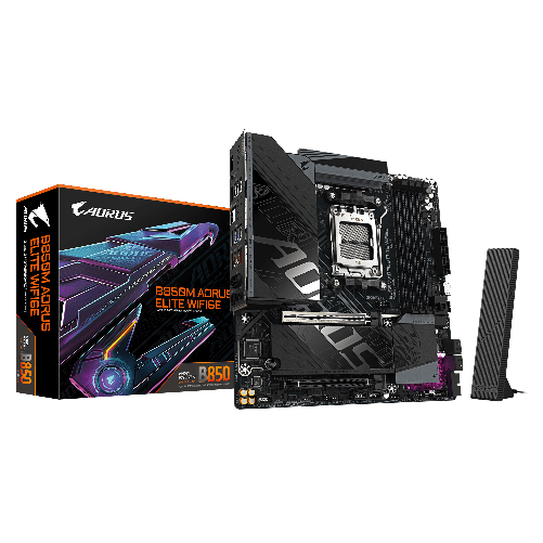 GIGABYTE B850M AORUS ELITE WIFI6E Scheda madre - CPU AMD Ryzen serie 9000, VRM digitale a 12+2+2 fasi