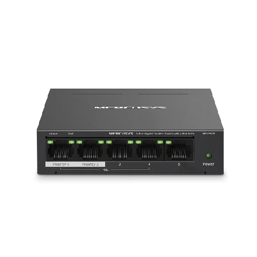 MERCUSYS Switch Desktop Ms105Gp Unmanged Poe 5P Gigabit 4 Poe+ Fino 65W