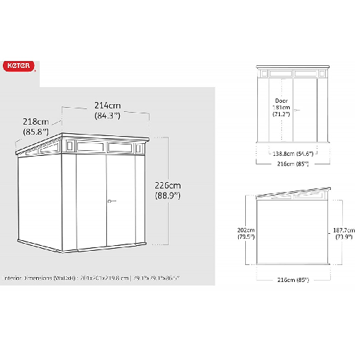 Casetta-per-Attrezzi-Artisan-2x2-Addossata-con-Pavimento-Interno-Keter