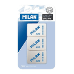 MILAN 420 Pacchetto di 3 gomme rettangolari - Briciola - Gomba sintetica morbida - Colori assortiti