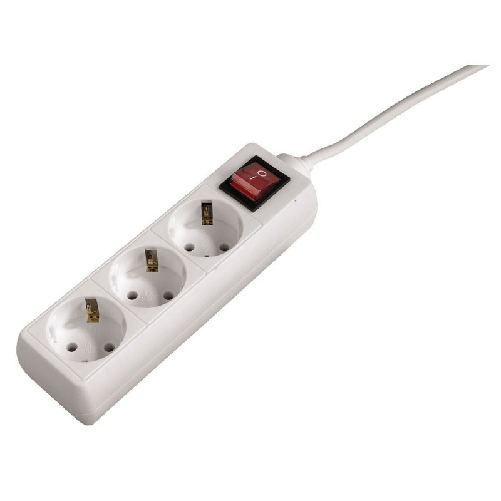 Hama Multipresa 3 Tomas Schuko Hama 69030382 Bianco