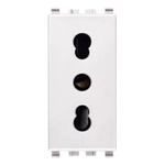 Vimar serie eikon presa 2p+t 16a sicury standard italiano 250v tipo p17/11 *** colore bianco