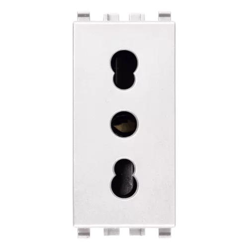 Vimar serie eikon presa 2p+t 16a sicury standard italiano 250v tipo p17/11 *** colore bianco