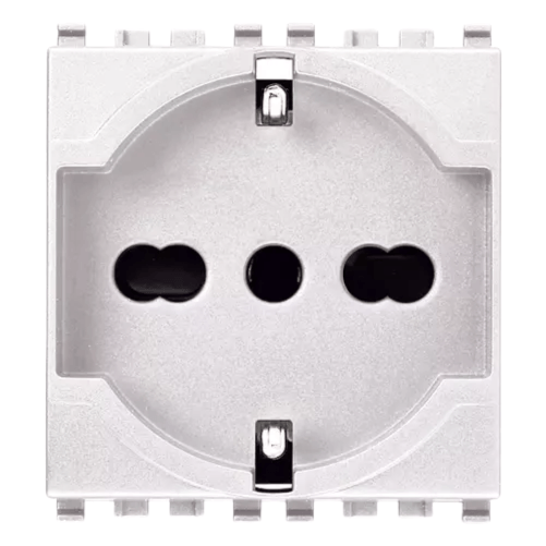 Vimar serie eikon presa 2p+t 16a 250v standard italiano universale sicury *** colore bianco