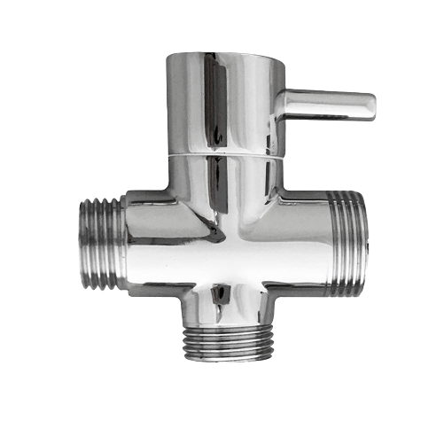 GOPLAST Deviatore colonna doccia ottone cromato universale cromato adattatore