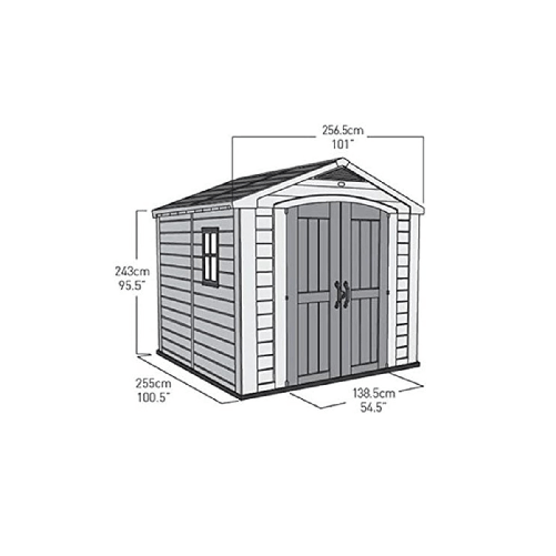 Keter-Casetta-da-Giardino-Factor-per-Attrezzi-2.5x2.5-con-Pavimento-Interno