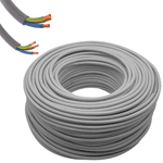DIMELITALIA  Cavo elettrico grigio fror gommato flessibile tutor tripolare antifiamma 3 fili *** lunghezza