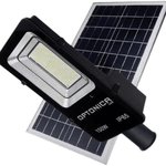 OPTONICA Lampione led ad energia solare con pannello solare separato + batteria 150 watt