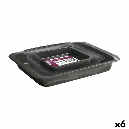 Quttin Set di Vassoi Quttin 28,5 x 19,5 cm 34 x 24 cm 42 x 29 cm 3 Pezzi (6 Unità)