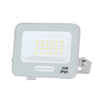 Optonica proiettore led smd corpo bianco 20 watt con cavo 15 cm esterni ip65 *** temperatura colore