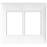 VIMAR  Placca classica bianca tecnopolimero 3+3 moduli serie plana vimar 14659.01 *** colore bianco