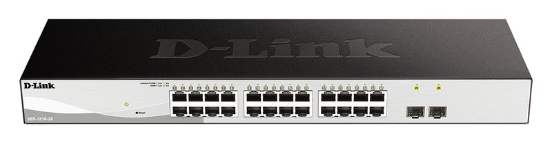 D-Link-DGS-1210-26-Switch-di-Rete-Gestito-L2-Gigabit-Ethernet-10-100-1000-Nero-Grigio-1U
