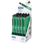 Milano Compact Boligrafos Boligrafos Retractile - punta rotonda 1mm - corpo verde/nero - colore verde