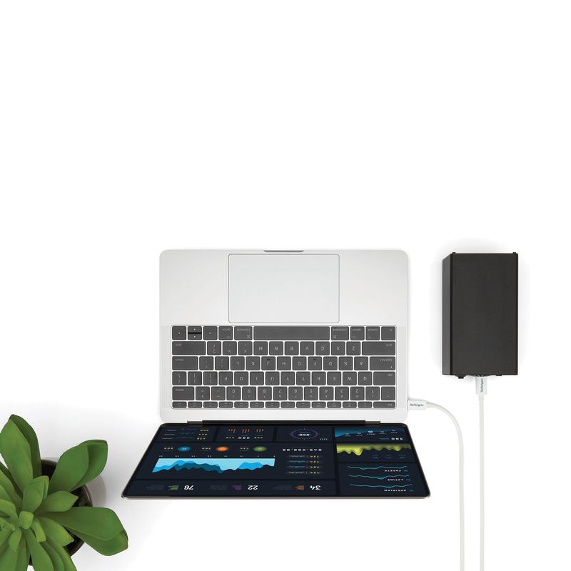 Startech-Cavo-Thunderbolt-3-Bianco-da-2mt-Compatibile-Displayport