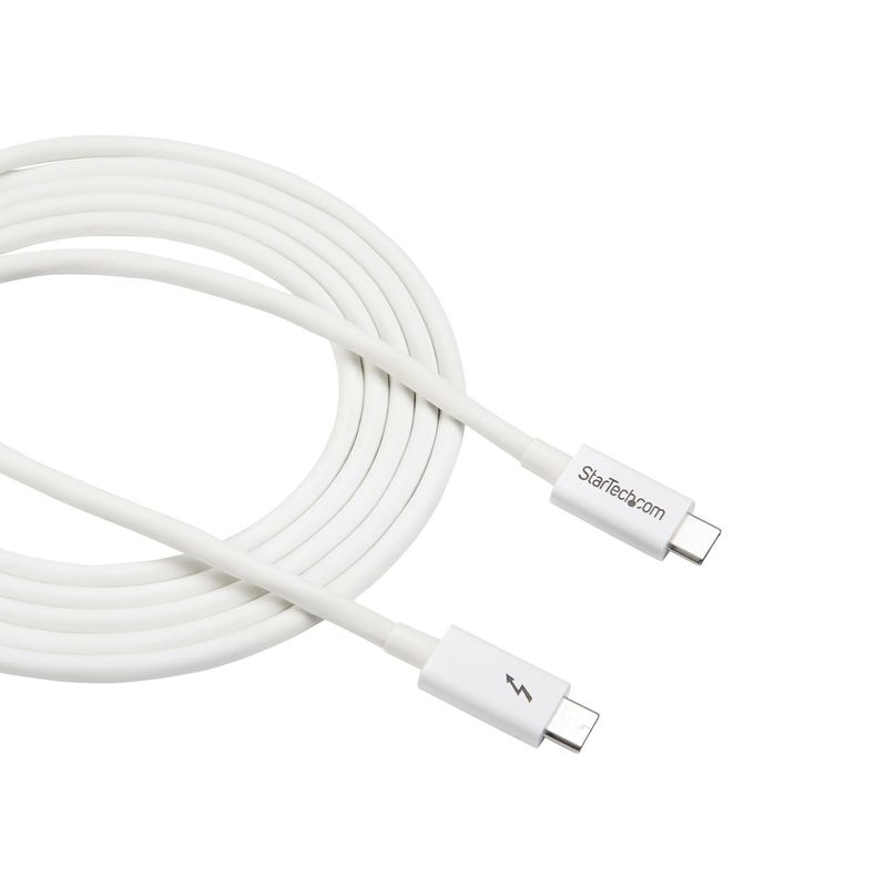 Startech-Cavo-Thunderbolt-3-Bianco-da-2mt-Compatibile-Displayport