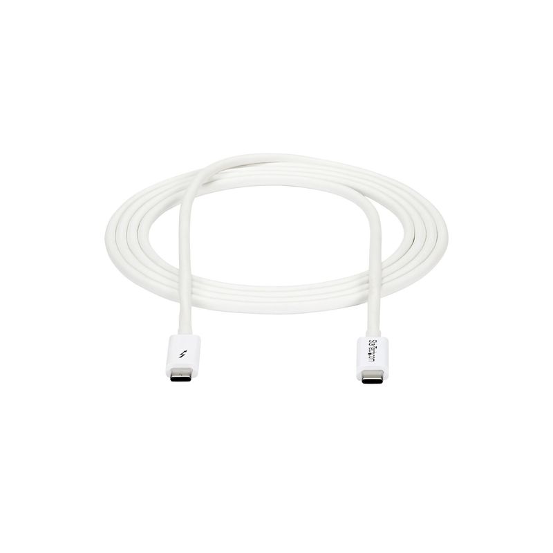 Startech-Cavo-Thunderbolt-3-Bianco-da-2mt-Compatibile-Displayport
