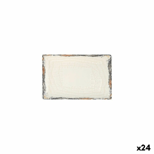 La Mediterránea Vassoio La Mediterránea Albus 20 x 13 x 2 cm (24 Unità)