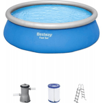 Bestway Fast Set 57289 piscina fuori terra Piscina gonfiabile Piscina rotonda 13807 L Blu