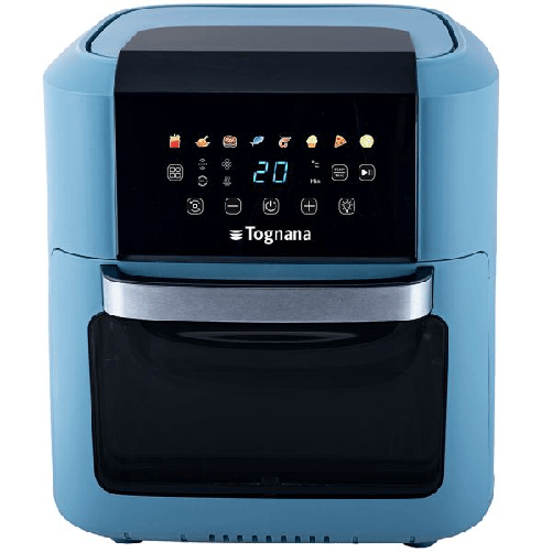 Tognana Porcellane D2DFA07IRZU friggitrice Singolo 11 L Indipendente 2000 W Friggitrice ad aria calda Nero, Blu