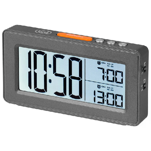 Trevi Orologio Digitale con Due Sveglie Grande Display LCD