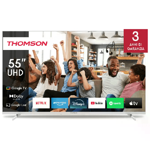 Thomson TV 55'' UHD Google TV con Dolby Audio