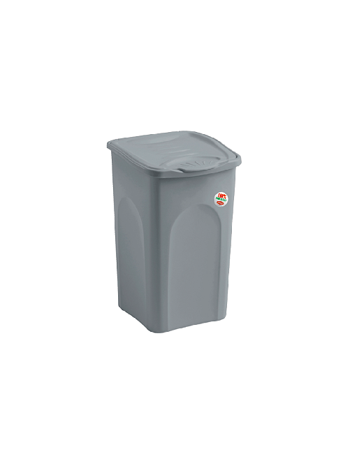 STEFANPLAST Portabiancheria Primavera Grigio 50 Litri