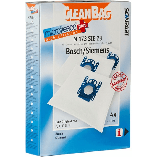 Scanpart Sacchetto di Ricambio per Aspirapolvere Scanpart M 173 SIE 23