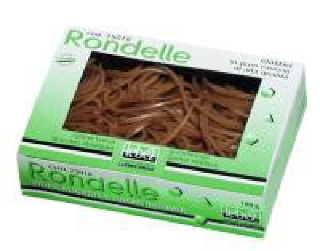 Lebez elastici puro caucciu' giallo assortito 100g - cancelleria ufficio e scuola