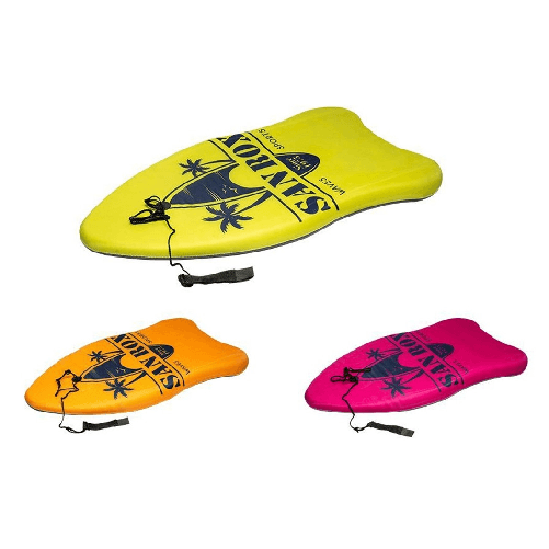 TrAdE Shop Traesio  Tavoletta Mare Eps 84cm Bodyboard Surf Colorata Con Scritta Con Corda Per Caviglia 3501024 -