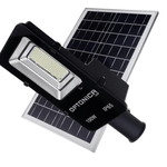 OPTONICA Lampione led ad energia solare con pannello solare separato + batteria 100 watt