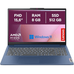 Lenovo ideapad slim 3 notebook 15.6" amd ryzen 5 16gb ram 1tb ssd full hd