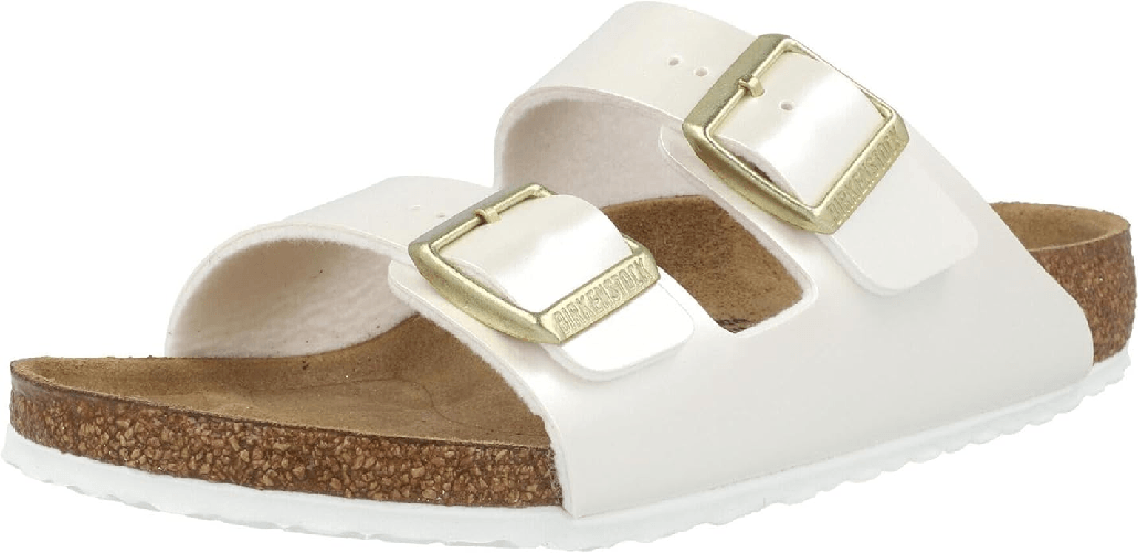 BIRKENSTOCK SCARPE SANDALI RAGAZZA BIRKENSTOCK ARIZONA 1029456 PELLE BIANCO ORIGINAL PE 2025
