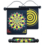 Bersaglio-Arrotolabile-Magnetico---6-Dardi-freccette-2-Lati-2-Giochi-Dartboard