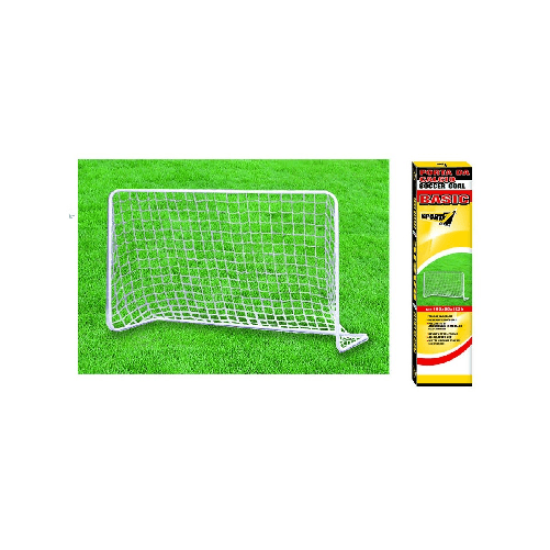 Porta-da-Calcio-180x60x122-in-Metallo-con-Rete-Soccer-Goal-Calcetto