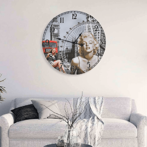 VidaXL Orologio da Parete Vintage 60 cm