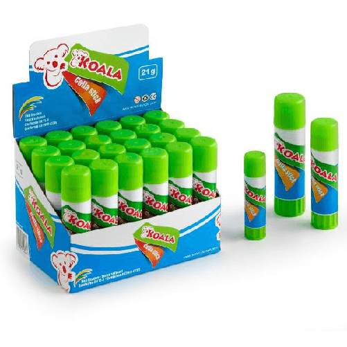 Koala colla stick 10g atossica inodore riciclata - confezione 24 pezzi